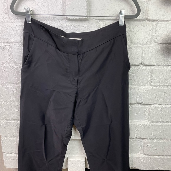 Diane Von Furstenberg black rayon jogger pant - Picture 3 of 5